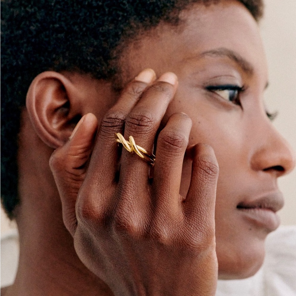 Brand New Sezane Julia Ring S